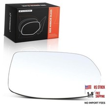 Right Passenger Side Non-Heated Mirror Glass with Backing Plate Compatible