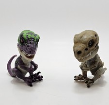 WowWee Untamed Fingerlings T-Rex Lot: Razor  Doom Interactive Dinosaur Toy NEW
