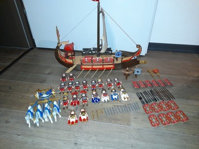 Playmobil History Römer Angriffstrupp Streitwagen Galeere Cäsar