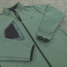 Zero Restriction Sweater Mens Large Full Zip Performance Golf Tour Series Black