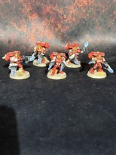 Space Marine Blood Angels Vanguard Veterans Warhammer 40K Fully Painted