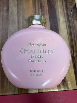 Houbigant Chantilly Bubbly Milk Bath 16 fl oz Vintage Pink Bottle