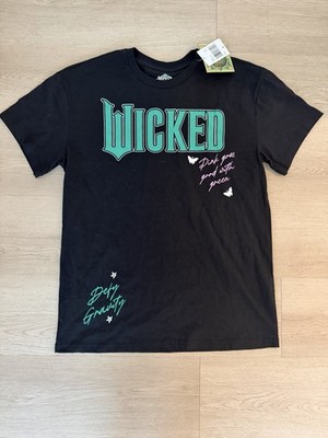Wicked Universal Shirt Bundle M Black Graphic Tee Broadway Movie Defy Gravity