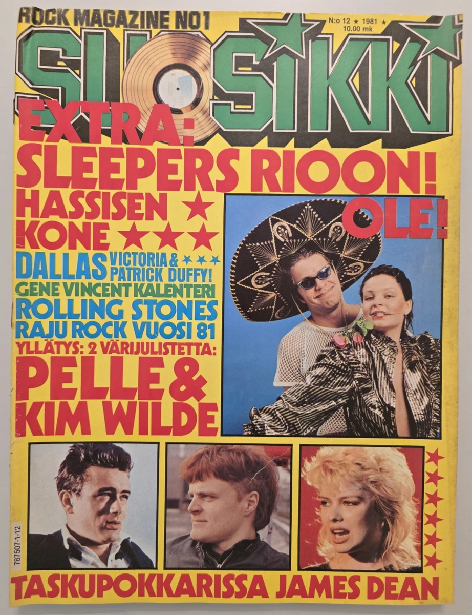 Kim Wilde/Dallas/Hassisen/James Dean/Rolling Stones/Motorhead- Suosikki 12/ 1981