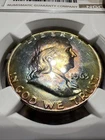 1963 NGC UNC Details Artificial Toning Franklin Half Dollar 50¢