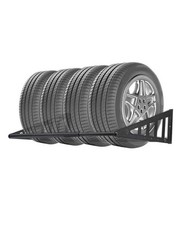 Tire Rack Wall Mount, 31''-56'' Adjustable Tire Rack, Heavy-Duty Steel Tire