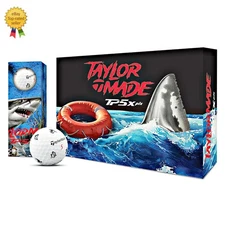 TaylorMade TP5x Pix Sharks Golf Ball 1 Dozen - Limited Edition 🔸Tracking🔸