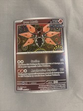 Pokémon TCG Iron Moth Paradox Rift Holo Card 187/182 Illustration Rare
