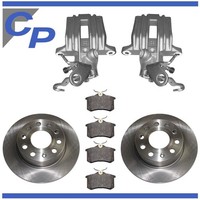 2 Bremssattel Hinten FüR Skoda Octavia 1Z3 1Z5 Bremsscheiben Belagsatz 1KD
