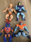 vintage he-man masters of the universe motu lot skeletor faker man e faces