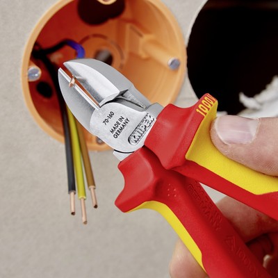 Knipex  70 06 160 VDE Seitenschneider mit Facette 160 mm