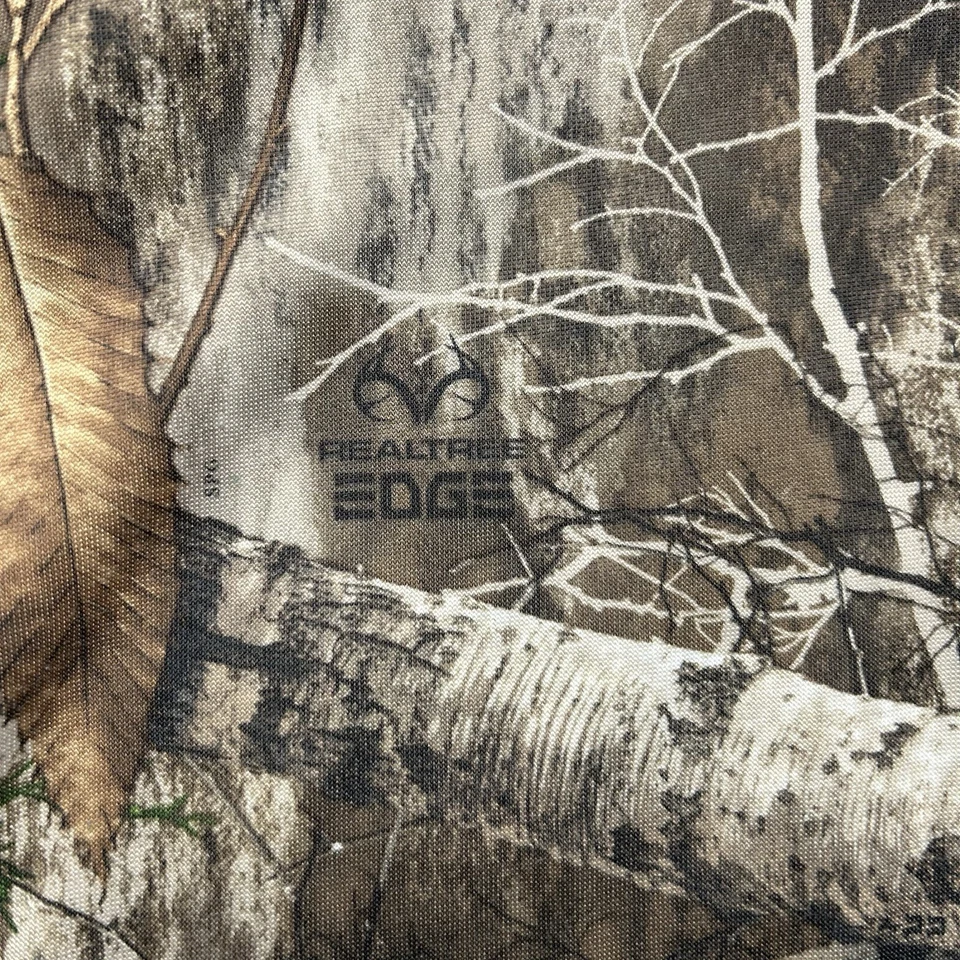 Habit Woodland Camo Hoodie Sweatshirt Realtree Edge Hunting Youth XL - Image 2 of 4