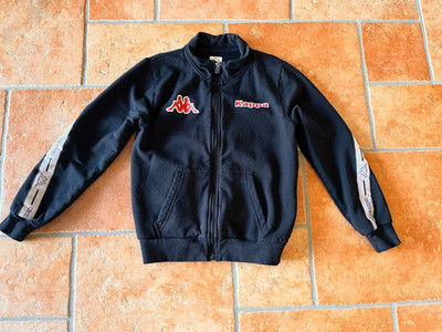 Kappa Sweatjacke Trainingsjacke Neu Gr. 128 schwarz