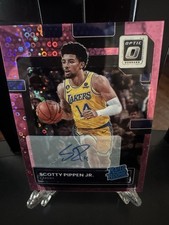 2024-25 Optic Rated Rookie Scotty Pippen Jr. Pink /25 Auto