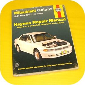 Repair Manual Book Mitsubishi Galant 94-03 Owners Shop | eBay