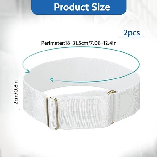 Verstellbares elastisches Armband Hemd Strumpfband Ärmel Halterlos Halter Manschette Clip Band heiß - Bild 7 von 10