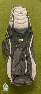 Used Bag Boy Golf Travel Case With Pivot Grip & Wheels - Black and Silver