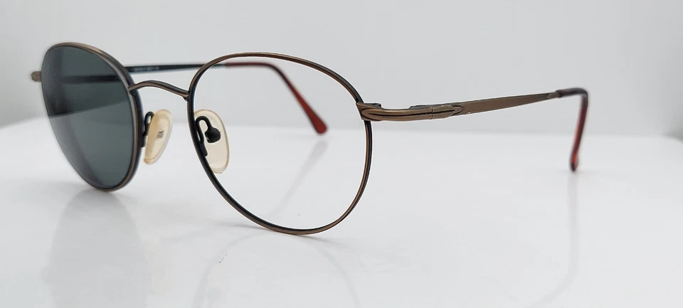 Gafas de sol vintage Bugle Boy BB-83 gris ovaladas de metal Hong Kong SOLO MARCOS Foto 2 de 4