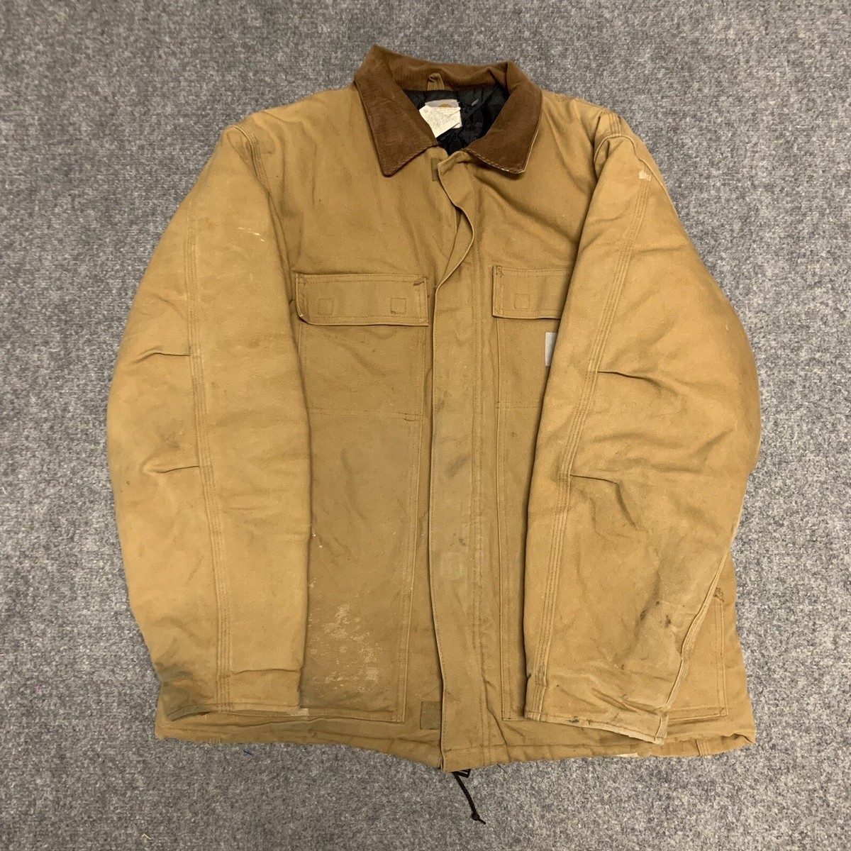 カーハート C03 ジャケット 黒 44 Regular Carhartt C03BLK Black Arctic Traditional Quilt Lin