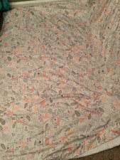 Vintage Disney Winnie The Pooh Full Flat Sheet Only