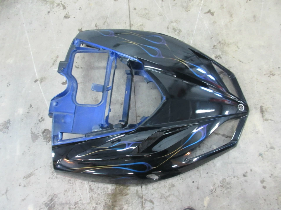 YAMAHA 02 2002 SX VIPER SXV 700 CAPÔ FABRICANTE DE EQUIPAMENTO ORIGINAL COM PINTURA PERSONALIZADA VENOM 04 VENTURE - Imagem 4 de 4