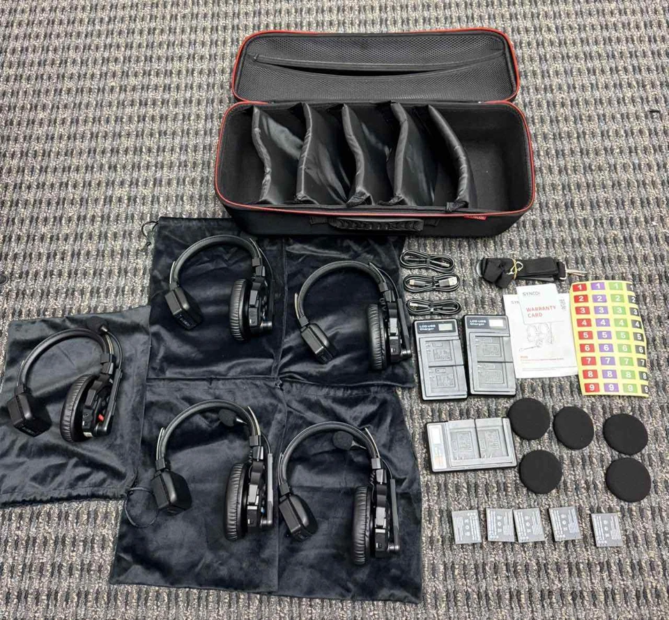 Synco Xtalk X5 2.4G Auriculares Full Duplex Sistema de Intercomunicación Inalámbrico para 5 Personas - Imagen 2 de 4