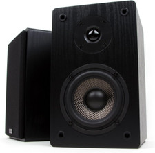 Altavoces de estantería MB42 negros - pasivos bidireccionales, ideales para cine en casa y estéreo