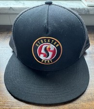 Stockton Heat Hat Cap Snap Back Adjustable Grey Black OSFM AHL Hockey Melonwear