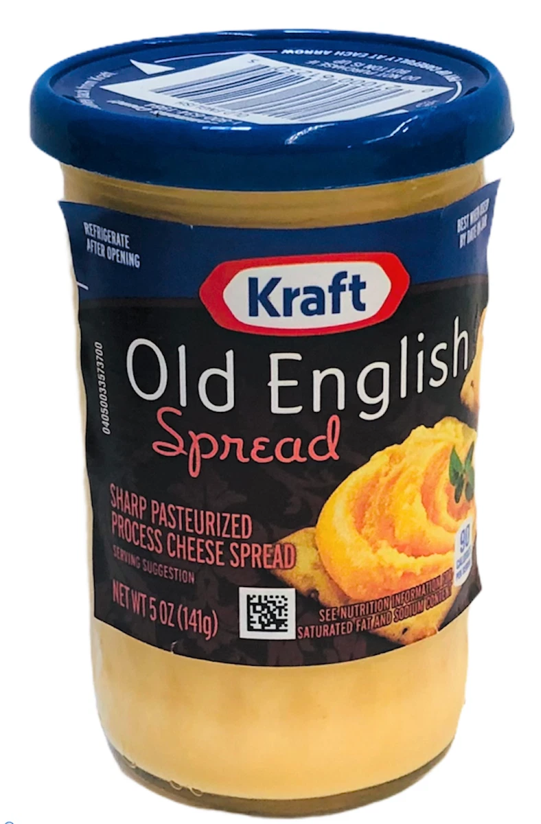 Kraft Old English Pasteurized Process Cheese Spread, Oz Jar