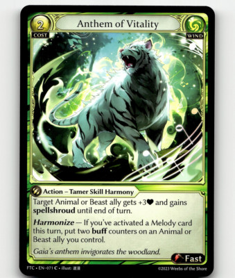 Grand Archive TCG Anthem of Vitality - Fractured Crown
