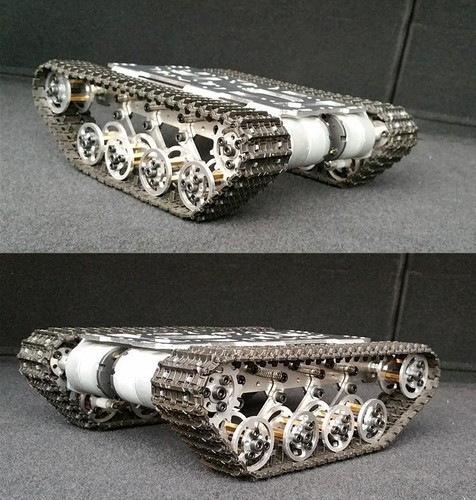 Metal Independent Suspension System Robot Tank chassis For DIY Arduino Hobbyist - Picture 2 of 9