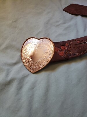 【A VACATION】BELT HEART 30 SILVER A VACATION】BELT HEART 30 SILVER Vintage Montana Silver