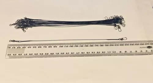 10 x stainless steel wire trace leader(20 cm) 20lb
