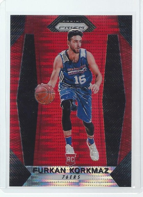 FURKAN KORKMAZ 2017-18 PANINI PRIZM RED PULSAR PRIZMS ROOKIE RC #D 20/25