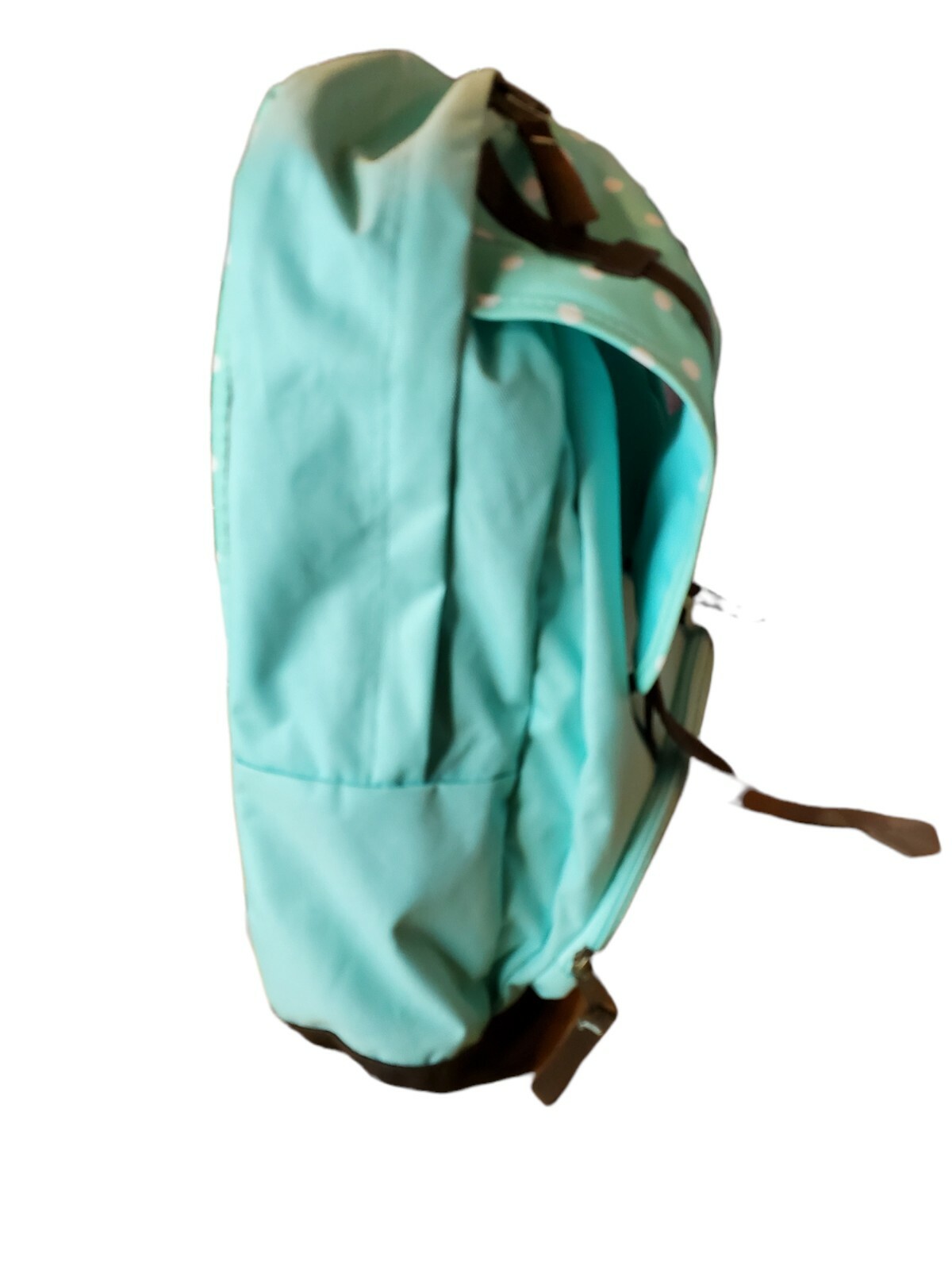 Jansport Backpack Mint Green Polka Dot School Work Ba… Gem