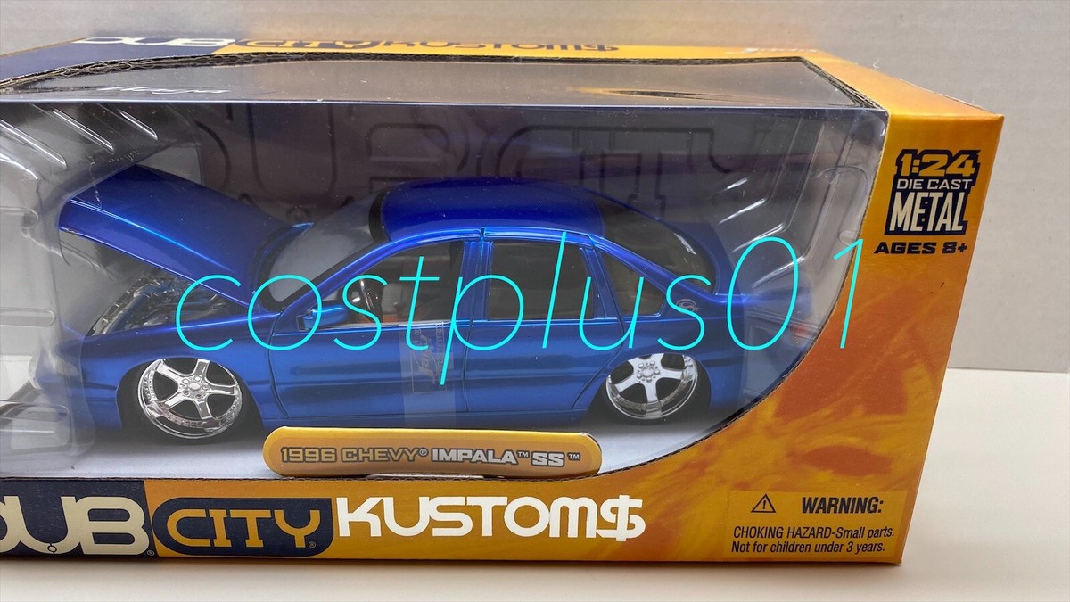 JADA DUB CITY CUSTOMS 1996 CHEVY IMPALA SS 1:24 BLUE | eBay