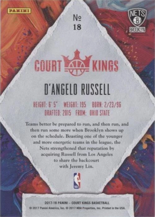 2017-18 Panini Court Kings - D'Angelo Russell #18