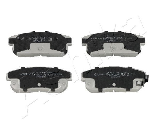 Ashika 51-03-304 Bremsbelagsatz, Scheibenbremse FüR Mazda, Suzuki-image