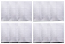 12 Piece Sublimation Blanks Poly Black Trim Waffle Weave Towels 16x24 wafblk12