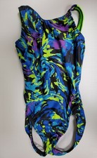 Girl's Motionwear Leotard Size Child 6 x-7 Multicolored