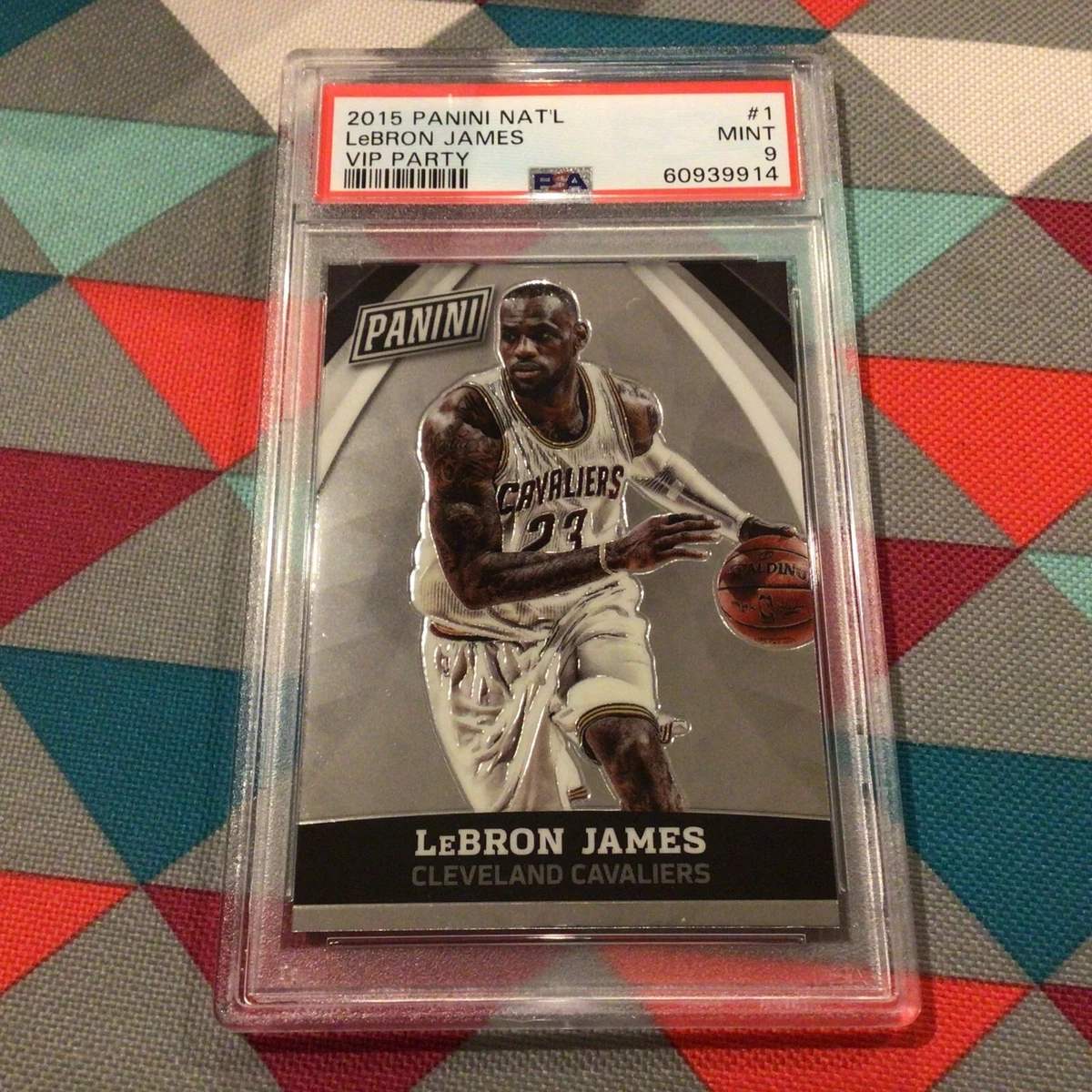 LEBRON JAMES 1 PSA 9 Mint 2015 16 NATIONAL Convention VIP Party