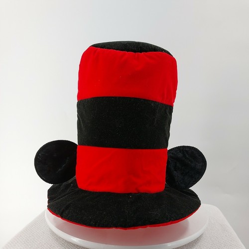 Disney World GOOFY'S Top Hat Red Black 