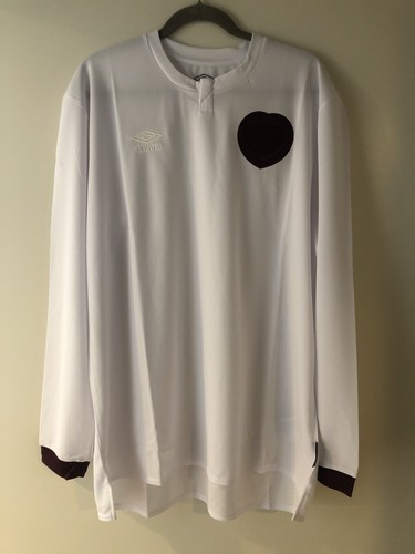 Hearts Umbro 150th Anniversary Third L/S Soccer Jersey Shirt Kit Scotland Medium
