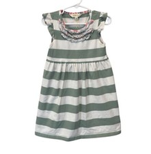 Matilda Jane 4 Happy  Free Beachcomber Striped Knit Dress Green White Striped