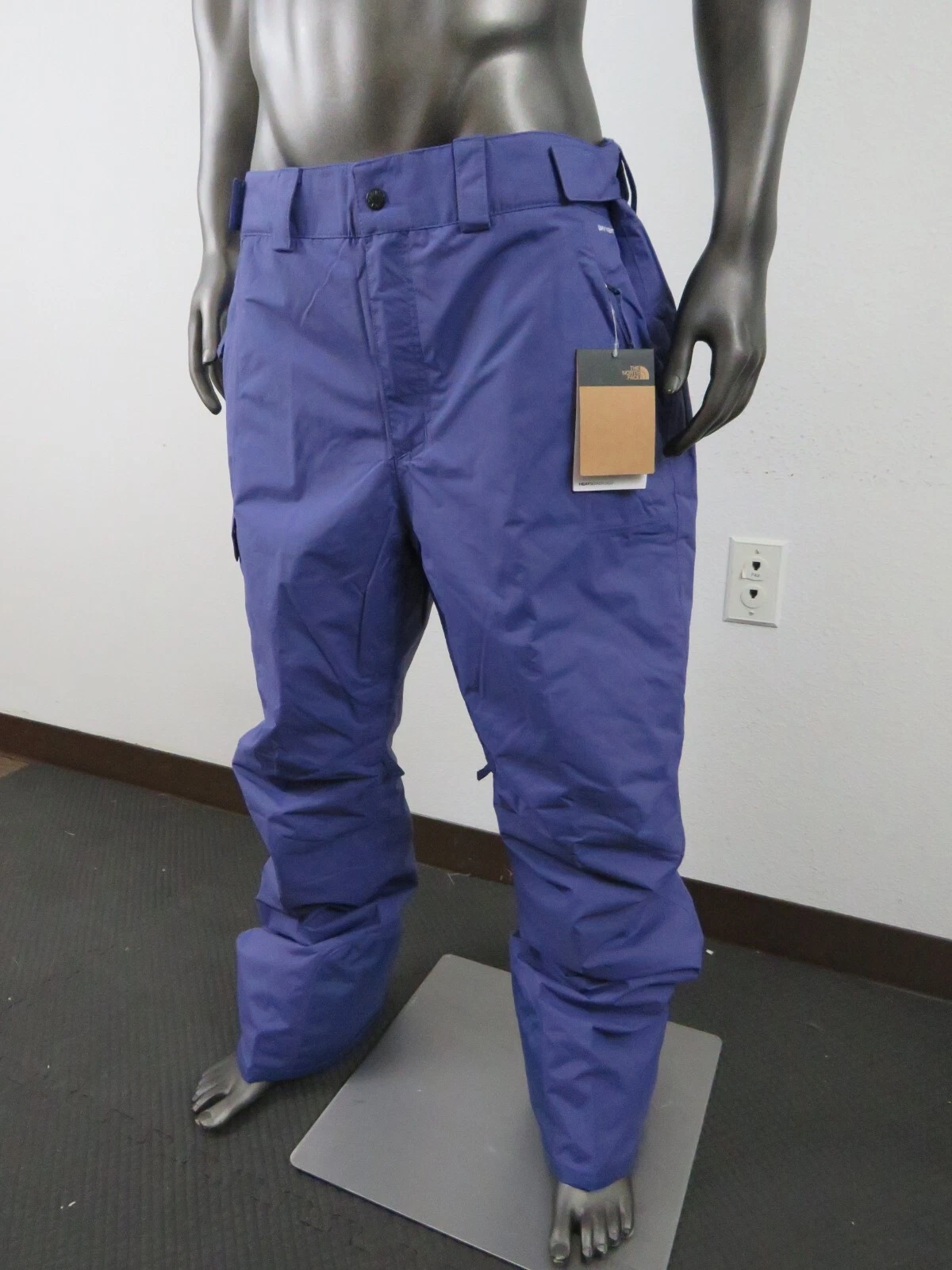 Mens The North Face Freedom Ski Snowboard Insulated Waterproof Snow Pants - Cave