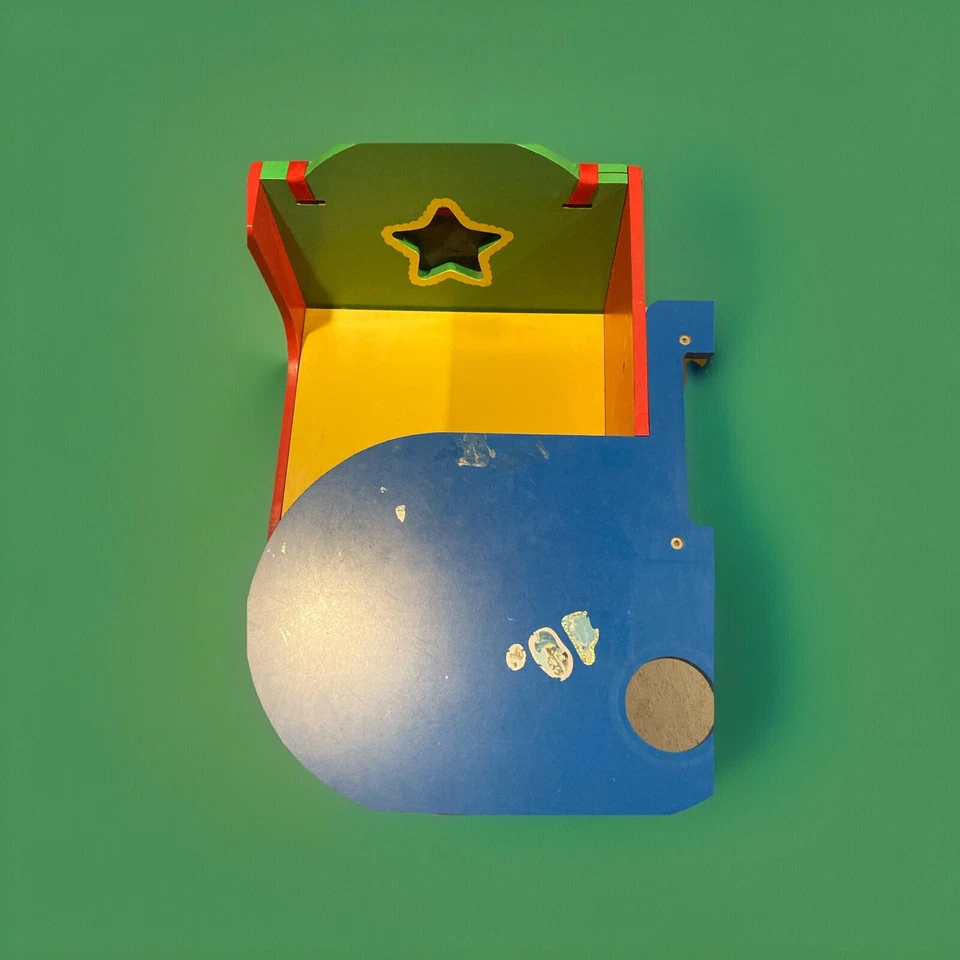 Escritorio de estudiante de colección de una pieza de metal y madera con almacenamiento debajo del asiento Foto 3 de 4