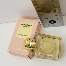 BURBERRY GODDESS EAU DE PARFUM 0.16 fl oz / 5 ml MINIATURE SPLASH FOR WOMEN