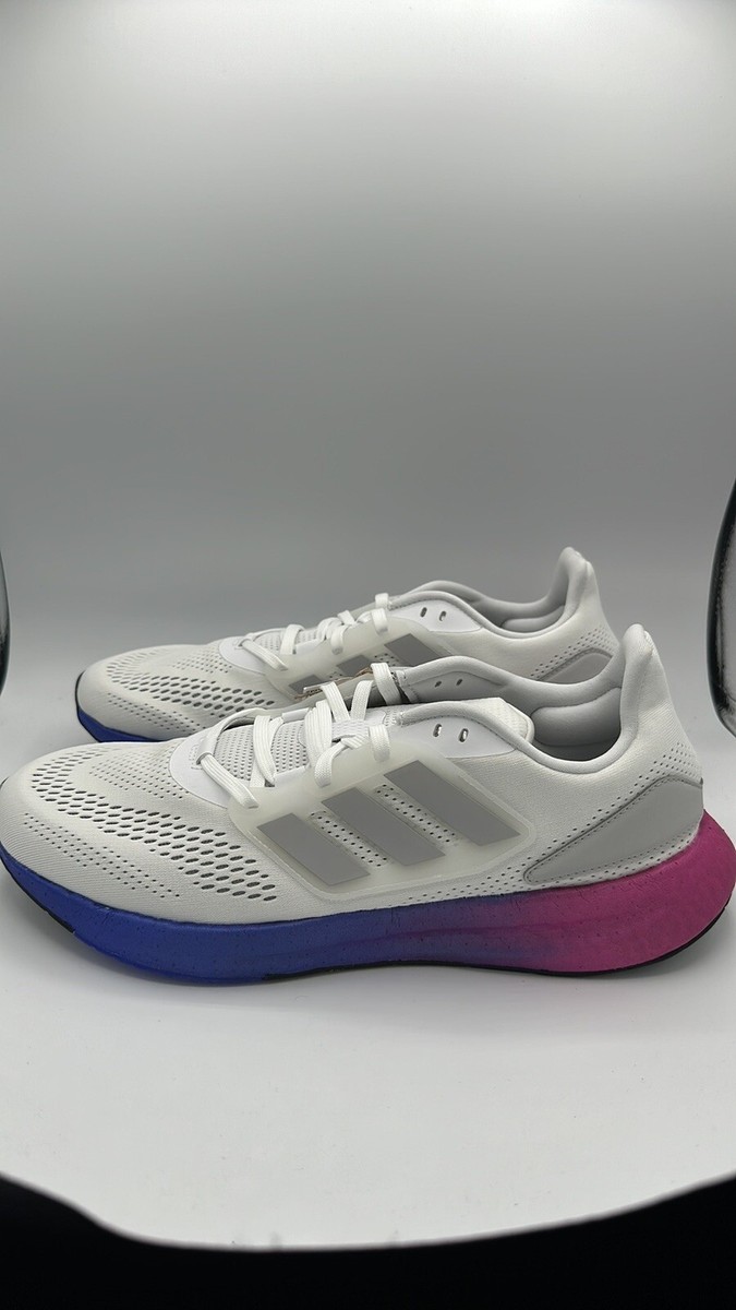 ★アディダス★Pureboost 22★White/Grey/Lucid Blue Amazon.com | adidas Men's Pureboost 22 Running Shoe, White