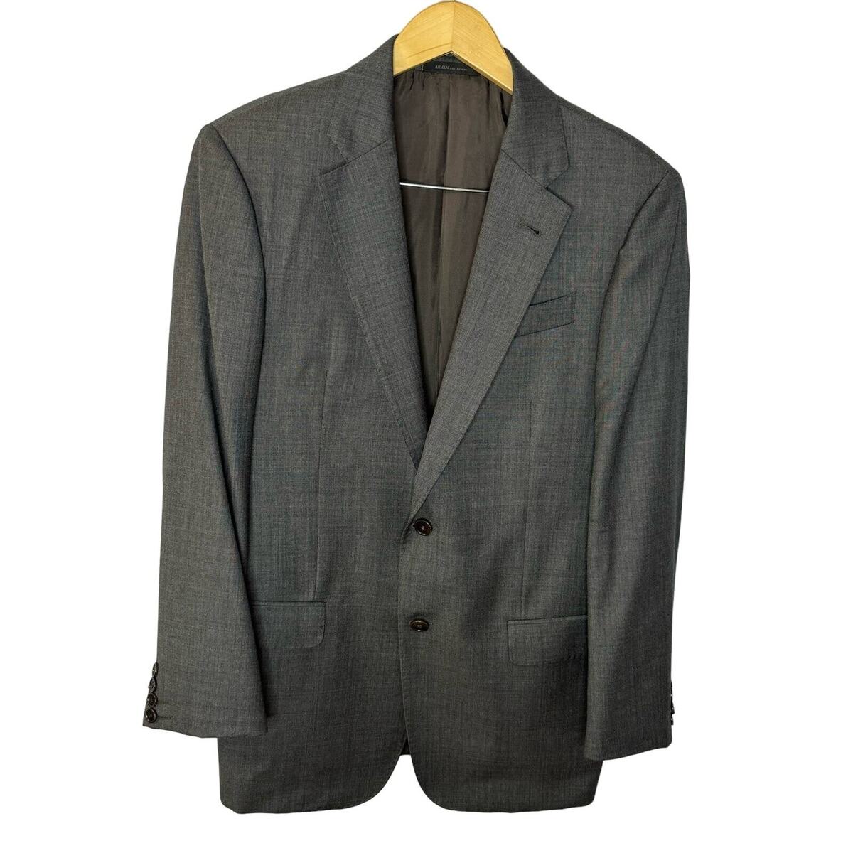 Armani Collezioni G Line Virgin Wool Suit Jacket Blazer Armani Collezioni G Line Virgin Wool Suit Jacket Blazer