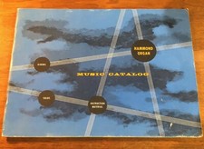 Vintage 1939 Hammond Organ Company Music Catalog HO-52 USA